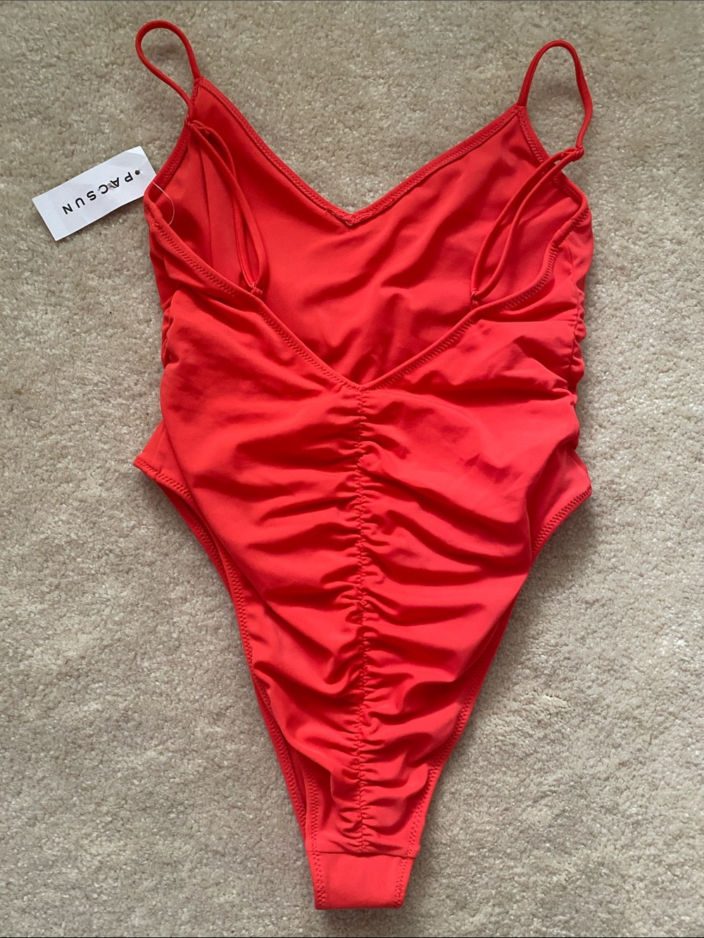Pacsun red NWT one piece swimsuit size medium - Picture 3 of 7